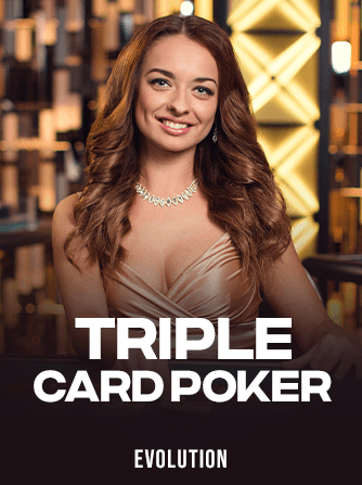 Play Triple Card Poker by Evolution